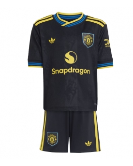 Manchester United Maglia Gara Terza Repliche 2025-26 Bambino Maniche Corte